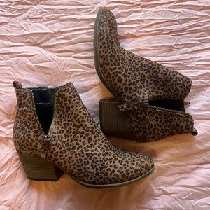 Cheetah Booties